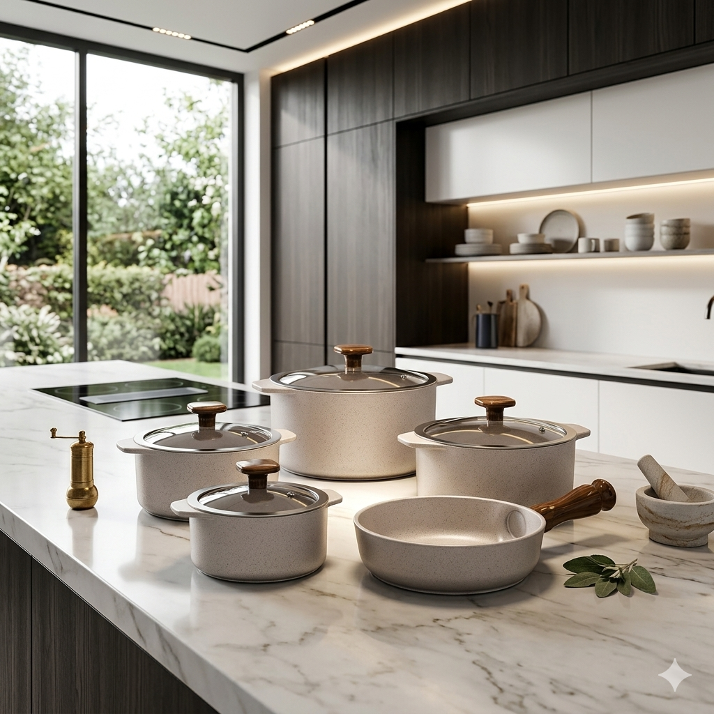 Jogo de Panelas Ceraflame Slim - Vanilla