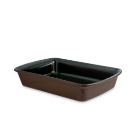 Assadeira Ceraflame Retangular 33,5 x 22,5 x 6cm 2000ML - Chocolate