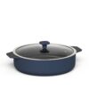 Frigideira Ceraflame  com Alças  Slim 28cm - Indigo