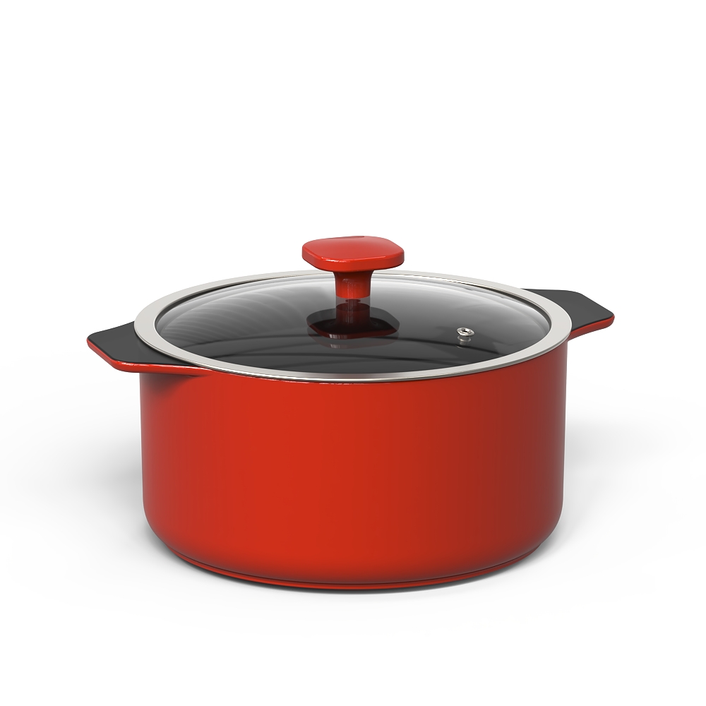18618d28b148f2d2a8099a4b7337423c-1.jpg Caçarola de Cerâmica Slim Ceraflame 24cm - Vermelho Coral - Imagem 1