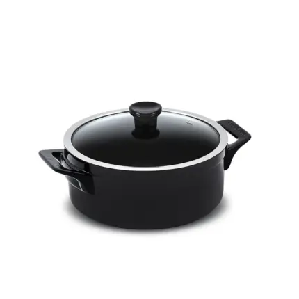 Risoteira Ceraflame Clear 24cm 3500ML Preto (Indução)