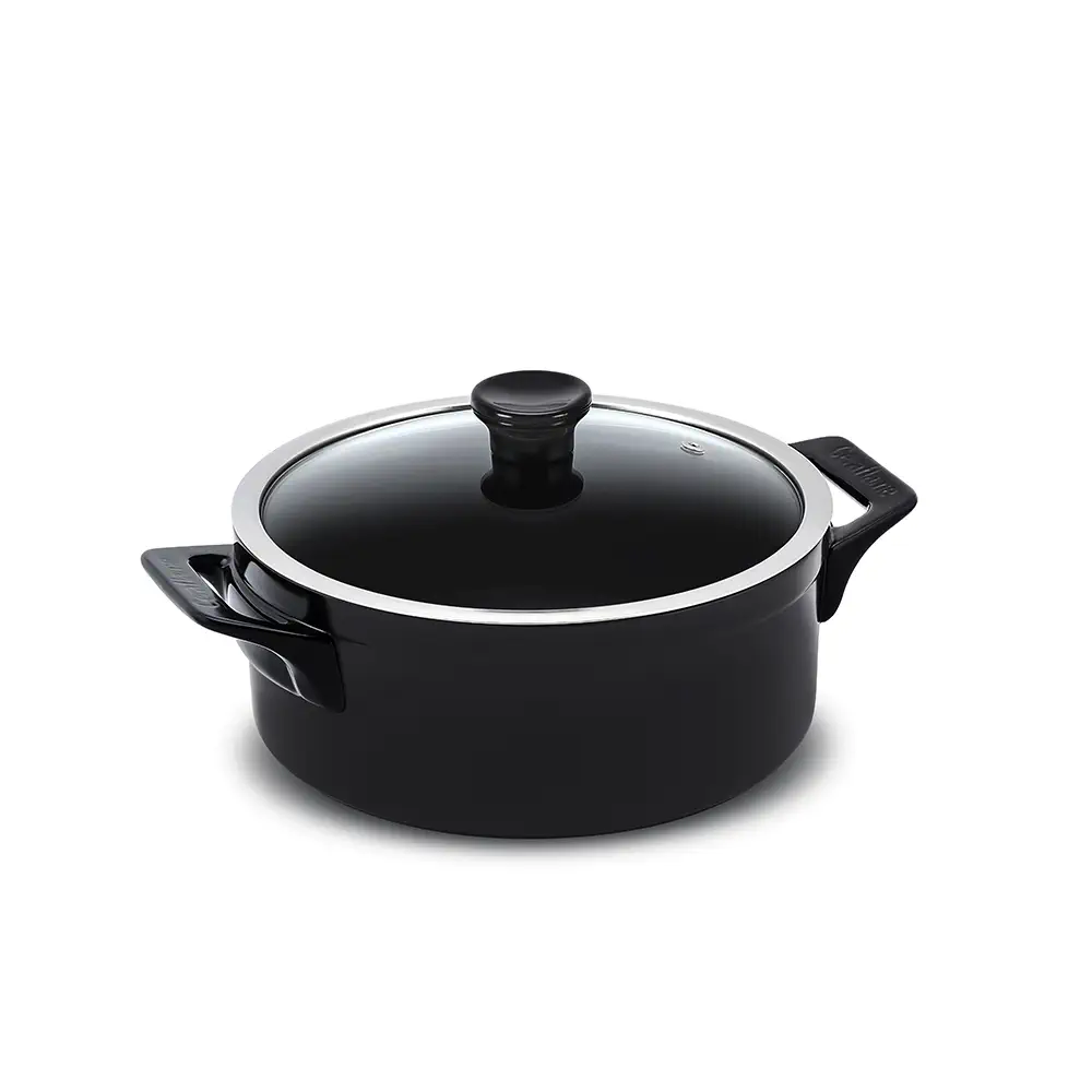 2379398a1f1015acdf0e882f5213d1a7-1.webp Risoteira Ceraflame Clear 24cm 3500ML Preto (Indução) - Imagem 1