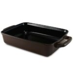 Assadeira Ceraflame Retangular Duo 34,0 x 25,0cm x 7,0cm 3,5,0 Litros - Chocolate