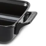 Assadeira Ceraflame Clear Retangular 34x25cm com Alça 3500ml - Preto - Imagem 2
