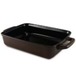 Assadeira Ceraflame Retangular Duo 34,0 x 25,0cm x 7,0cm 3,5,0 Litros - Chocolate - Imagem 3