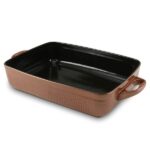 Assadeira Ceraflame Retangular Martelada 34,0 x 25,0cm x 7,0cm 3,5 Litros - Cobre