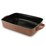 Assadeira Ceraflame Retangular Martelada 34,0 x 25,0cm x 7,0cm 3,5 Litros - Cobre