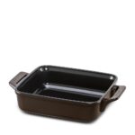 Assadeira Clear Ceraflame Retangular 25x22cm com Alça 2000ml - Chocolate - Imagem 4