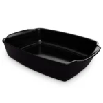 Assadeira Gusto Ceraflame Retangular  31x24x7,5cm 3500ml - Preto