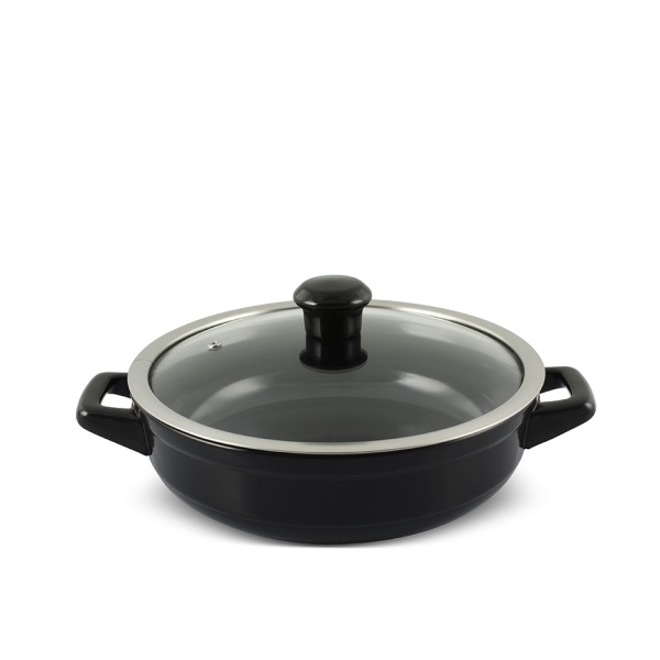 C1083141-1.jpg Caçarola Ceraflame Buffet Duo 24cm 1,9 Litros - Preto - Imagem 1