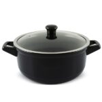 Caçarola Grande Ceraflame Duo 28cm 6,0 Litros - Preto