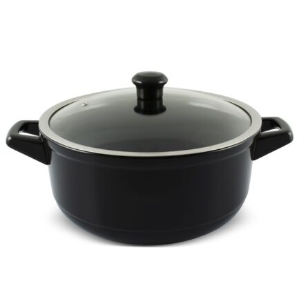 Caçarola Grande Ceraflame Duo 28cm 6,0 Litros - Preto