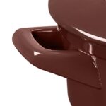 Caçarola Ceraflame Duo+ 28cm 6,0 Litros - Chocolate - Imagem 2