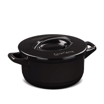 Caçarola Ceraflame Duo+ 24cm 4,3 Litros - Preto