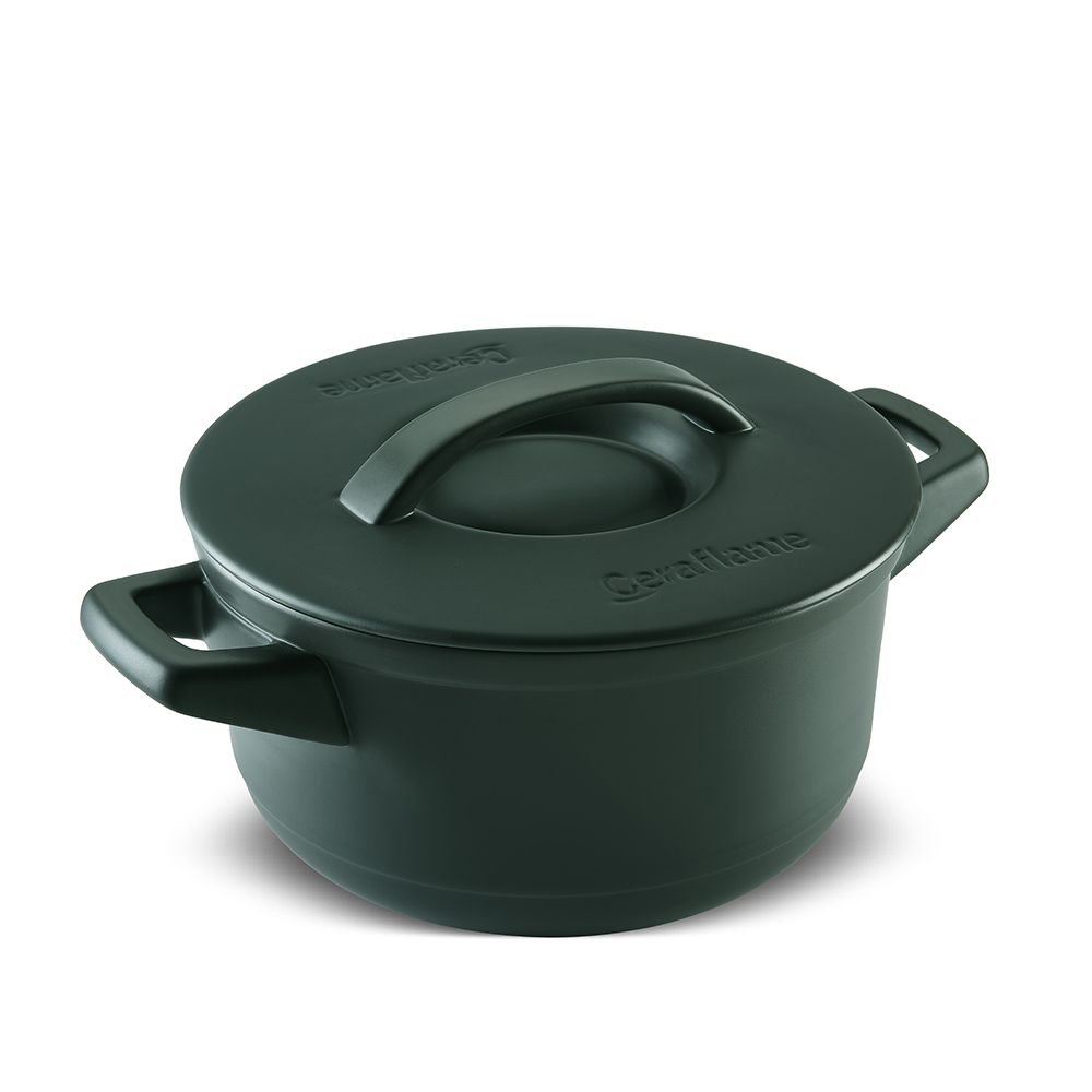 C1423383-CACAROLA-DUO-24CM-4300ML-MATTE.jpg Caçarola Ceraflame Duo+ 24cm 4,3 Litros - Matte - Imagem 1