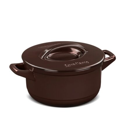 Caçarola Ceraflame  Duo+ 24cm 4,3 Litros - Chocolate