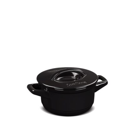 Caçarola Ceraflame Duo+ 16cm 1,1 Litros - Preto