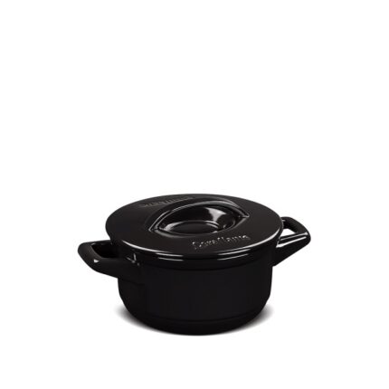 Caçarola Ceraflame Duo+ 16cm 1,1 Litros - Preto