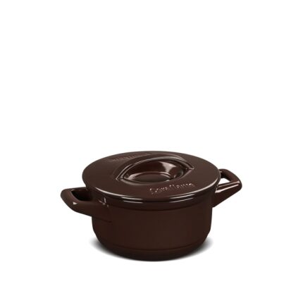 Caçarola Ceraflame Duo+ 16cm 1,1 Litros - Chocolate