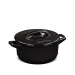 Caçarola  Ceraflame Duo+ 22cm 3,2 Litros - Preto