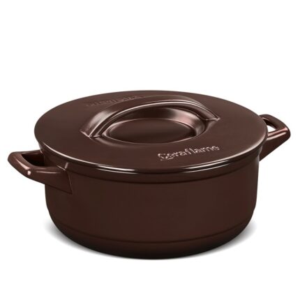 Caçarola Ceraflame Duo+ 28cm 6,0 Litros - Chocolate