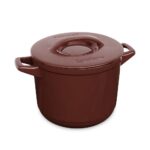 Caçarola Ceraflame  Alta Duo+ 24cm 7 Litros - Chocolate