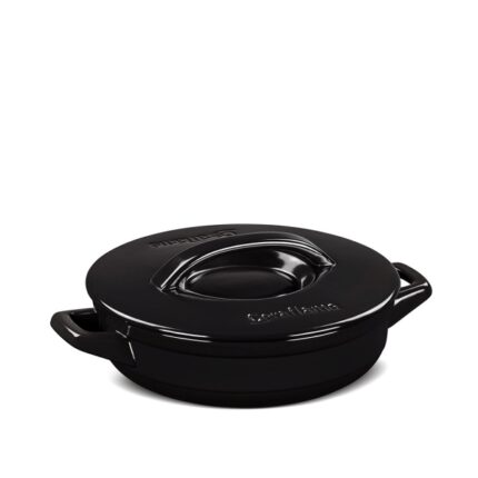 Caçarola Ceraflame Buffet Duo+ 24cm 1,9 Litros - Preto