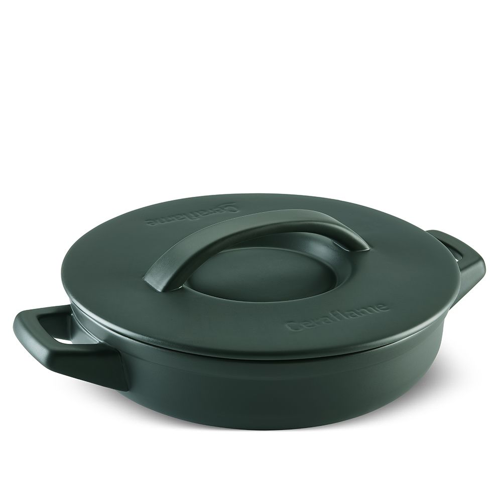 C1483383-CACAROLA-BUFFET-DUO-28CM-2500ML-MATTE.jpg Caçarola Ceraflame Buffet Duo+ 28cm 2,5 Litros - Matte - Imagem 1