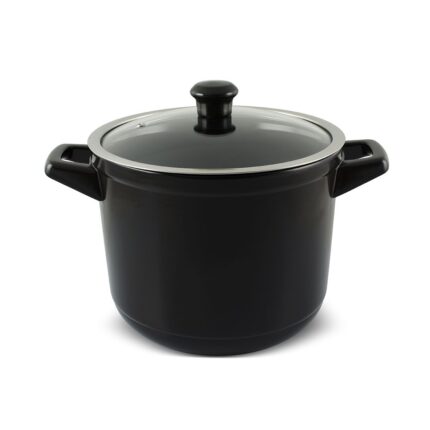 Caçarola  Ceraflame Alta Duo 24cm 7 Litros - Preto
