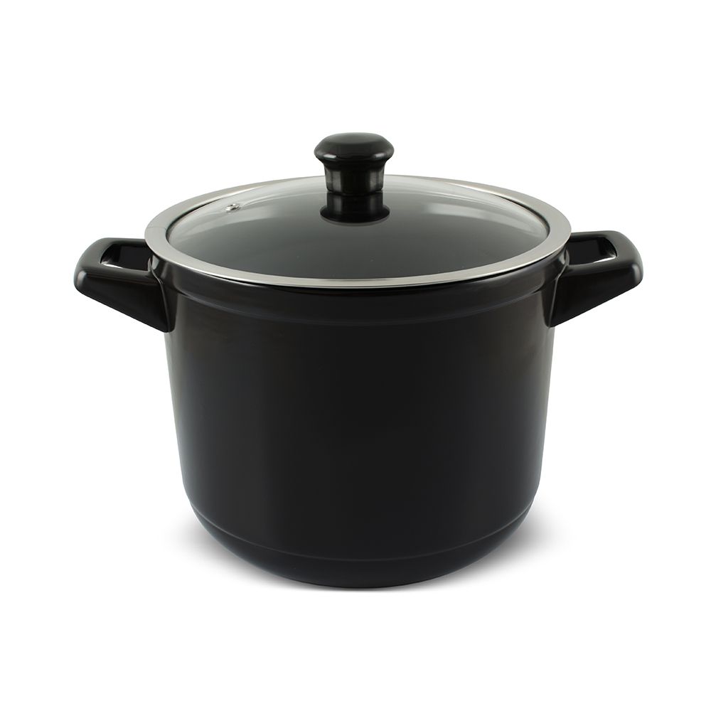 C1503141_cacarola_alta_24cm_preta_duo.jpg Caçarola Ceraflame Alta Duo 24cm 7 Litros - Preto - Imagem 1