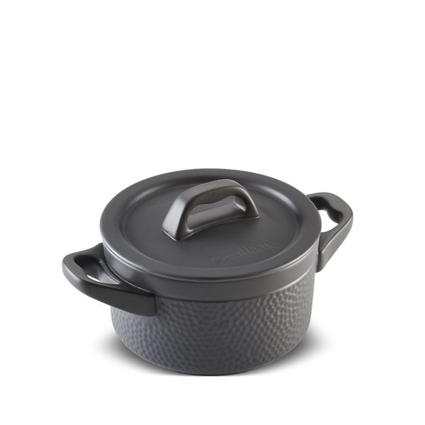 C16034484-1.jpg Cacarola Martelada 16cm1,5 Litros - Grafite - Imagem 1