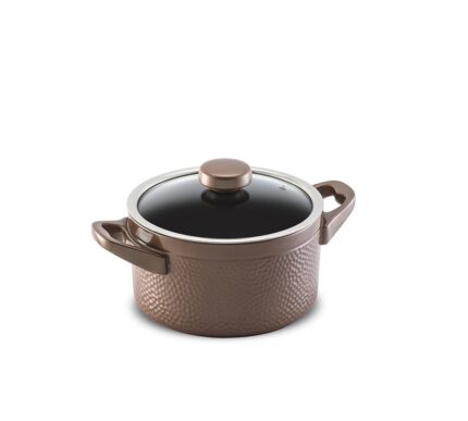 Caçarola Ceraflame Martelada 20cm 3,0 Litros  - Cobre (Glass)