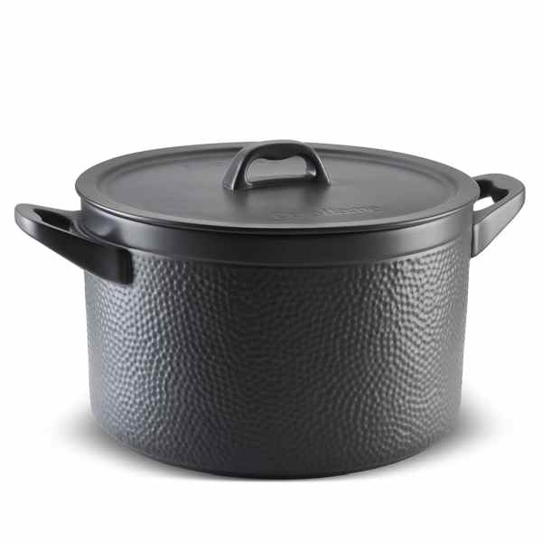 C16534484-1.jpg Caçarola Ceraflame Martelada 28cm 9,5 Litros - Grafite - Imagem 1