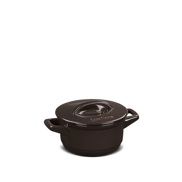 C17237585-1.jpg Caçarola Pequena Ceraflame Duo+ 14cm 900ml - Chocolate - Imagem 1