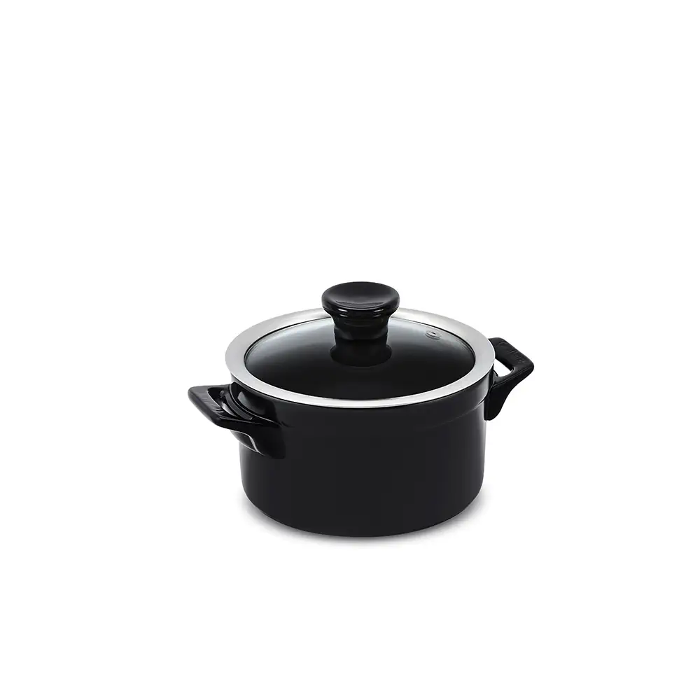 C18231141-CACAROLA-CLEAR-16CM-1500ML-PRETA-1.webp Caçarola Ceraflame Clear 16cm 1500ML Preto (Indução) - Imagem 1