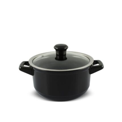 Caçarola Ceraflame Duo 20cm 2500ml - Preto