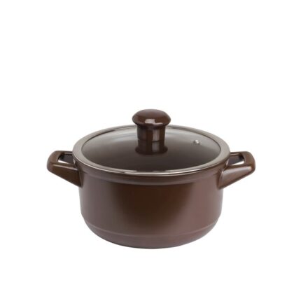 Caçarola Ceraflame Duo 20cm 2500ml - Chocolate