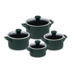 Jogo De Panelas De Cerâmica Ceraflame Clear 4 Peças  - Matte