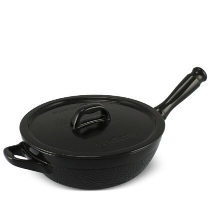 Frigideira Martelada 24cm 2,0 Litro - Preto