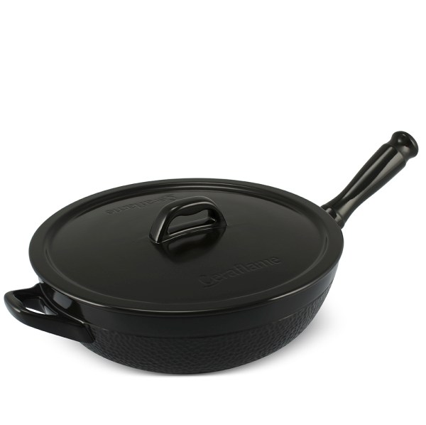F4151181-1.jpg Frigideira Martelada 28cm 2,5 Litros - Preto - Imagem 1