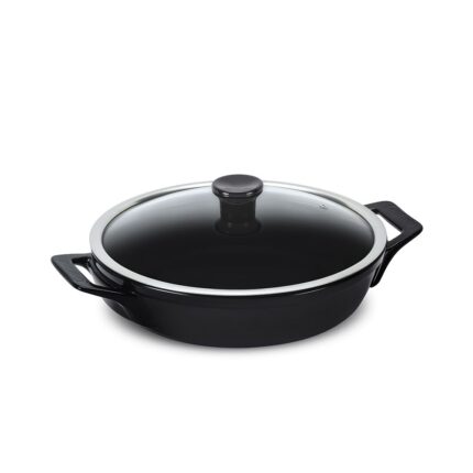 Frigideira Ceraflame Clear 28cm com alça 2500ml - Preto (Indução)