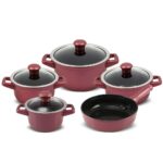 Jogo De Panelas De Cerâmica Ceraflame Duo (Smart) 5 peças - Rose Gold
