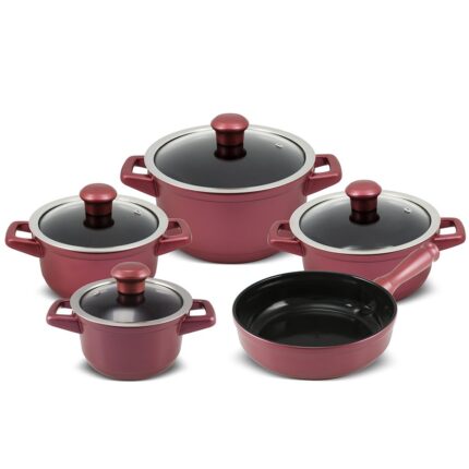 Jogo De Panelas De Cerâmica Ceraflame Duo (Smart) 5 peças - Rose Gold