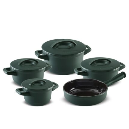 Jogo De Panelas De Cerâmica Ceraflame Duo+ (Smart) 5 peças - Matte