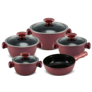 J607242-4.jpg Jogo De Panelas De Cerâmica Ceraflame Chef 5 Pcs - Rose Gold - Imagem 1