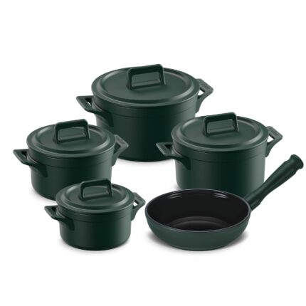 Jogo De Panelas De Cerâmica Ceraflame Clear+ 5 Pcs (indução) - Matte