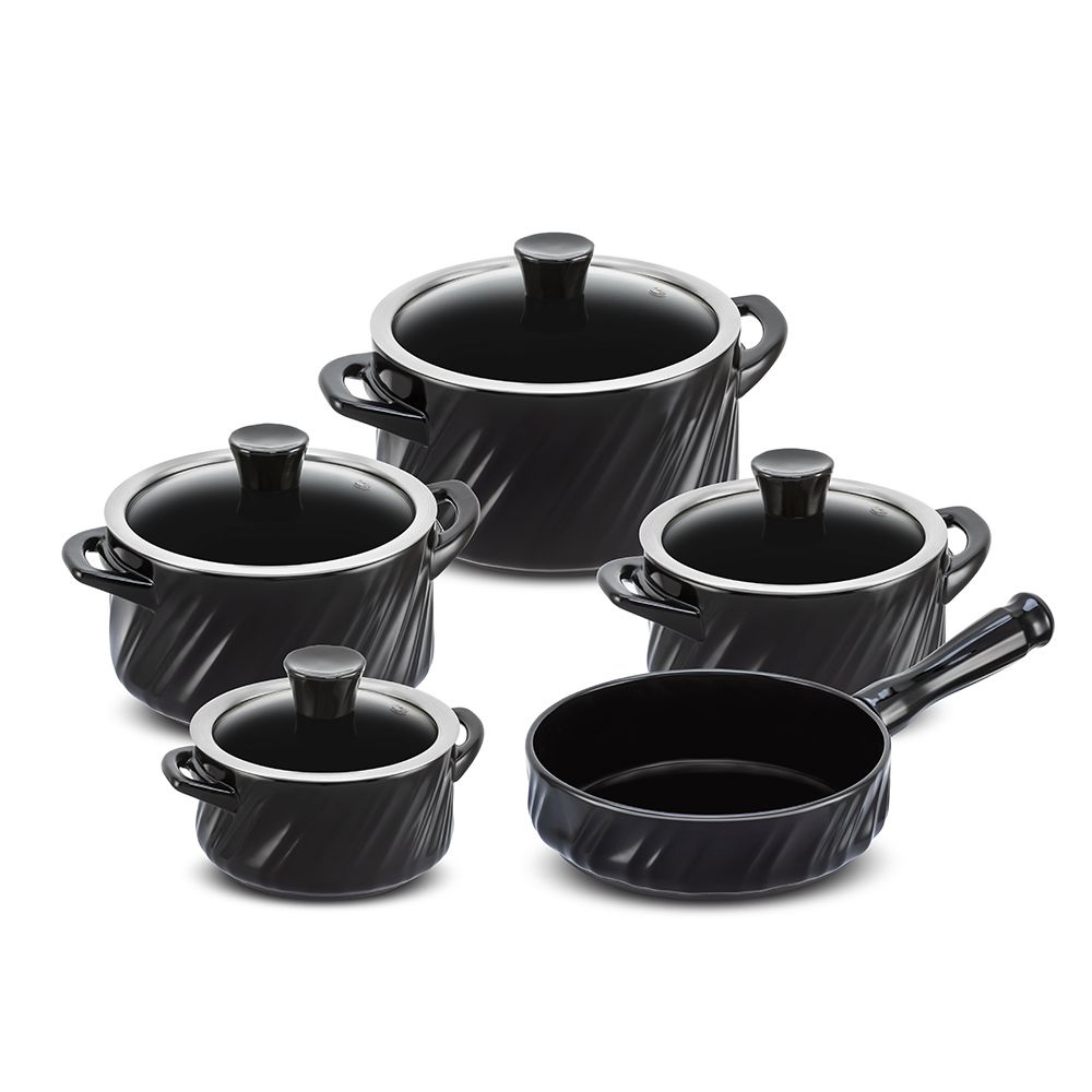 J6271411-CONJUNTO-TWIST-5-PCS-INDUCAO-PRETO.jpg Jogo De Panelas De Cerâmica Ceraflame Twist 5 Pcs (indução) - Preto - Imagem 1