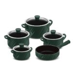 Jogo De Panelas De Cerâmica Ceraflame Twist 5 Pcs (indução)- Matte