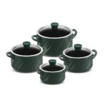Jogo De Panelas De Cerâmica Ceraflame Twist 4 Peças - Matte