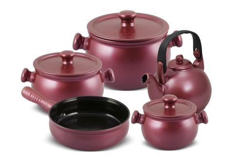 J704282-4.jpg Jogo De Panelas De Cerâmica Ceraflame Premiere+ (Colonial) 5 Pcs - Rose Gold - Imagem 1